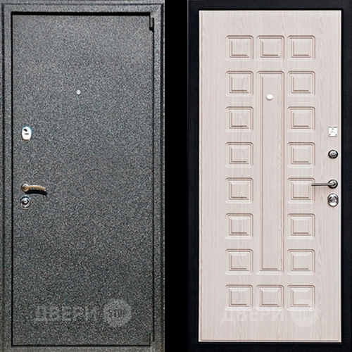 Входная металлическая Дверь Ратибор Зодиак Беленый Дуб в Дмитрове