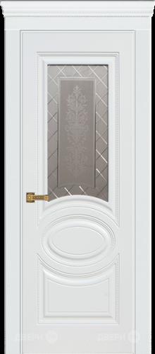 Межкомнатная дверь Марго ПО белая эмаль (мателюкс с фрезеровкой) в Дмитрове