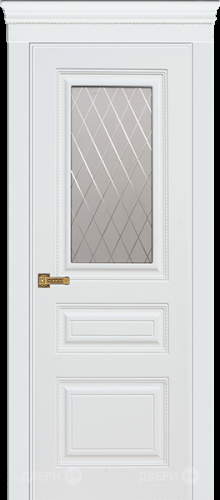 Межкомнатная дверь Троя ПО белая эмаль (мателюкс с фрезеровкой) в Дмитрове