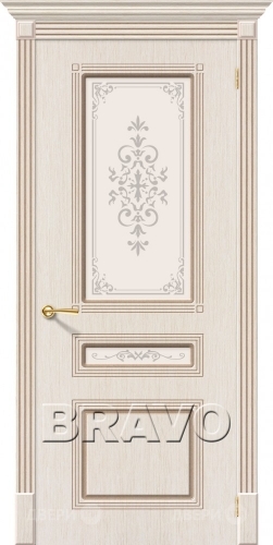 Межкомнатная дверь со стеклом Стиль (БелДуб) в Дмитрове