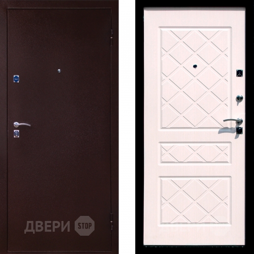 Входная металлическая Дверь СТОП ЭКО Беленый дуб в Дмитрове