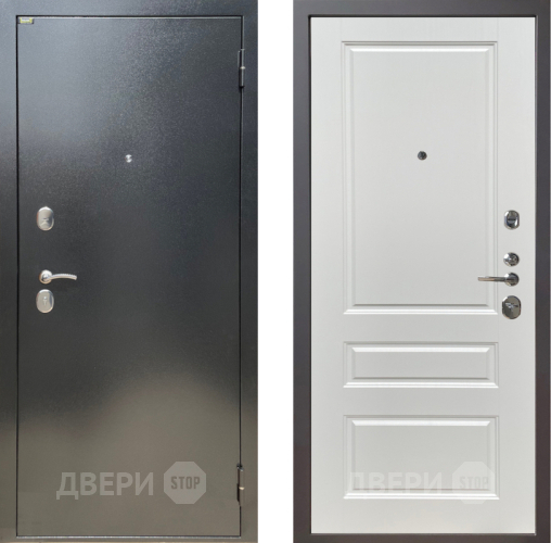 Входная металлическая Дверь Шелтер (SHELTER) Стандарт 1 Белый ясень в Дмитрове