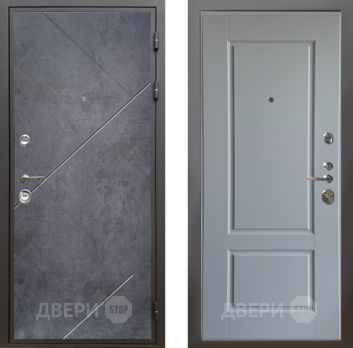 Дверь Шелтер (SHELTER) Комфорт Бетон урбан индиго 6 Силк Маус в Дмитрове