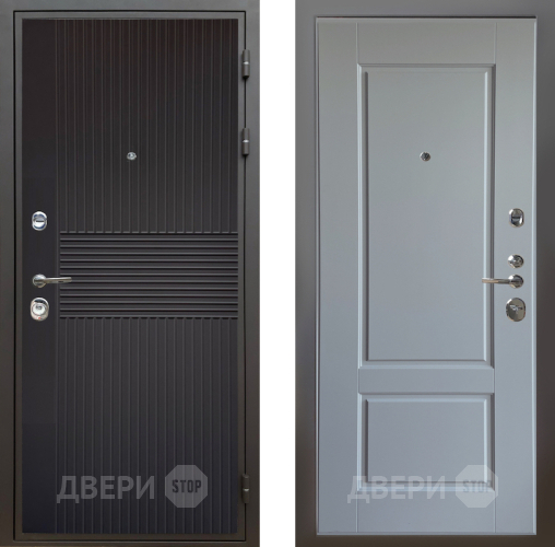 Дверь Шелтер (SHELTER) Комфорт Черная шагрень 6 Силк Маус в Дмитрове