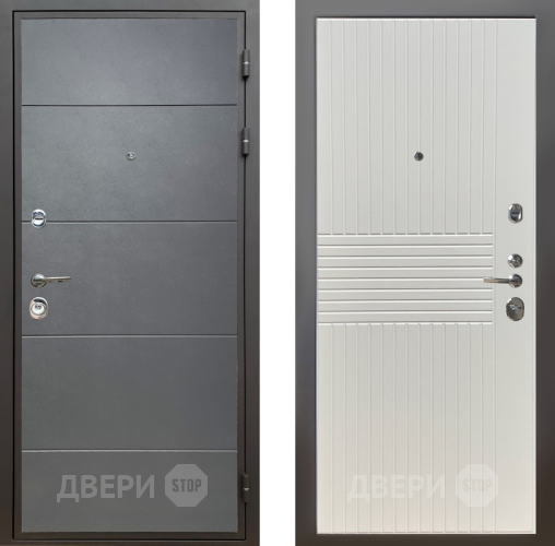 Входная металлическая Дверь Шелтер (SHELTER) Комфорт Лофт графит 10 Силк Сноу в Дмитрове