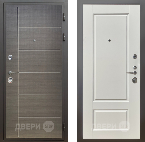 Входная металлическая Дверь Шелтер (SHELTER) Комфорт Лен сильвер 5 Силк тирамиссу в Дмитрове