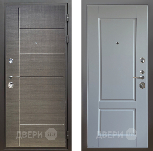 Входная металлическая Дверь Шелтер (SHELTER) Комфорт Лен сильвер 6 Силк Маус в Дмитрове