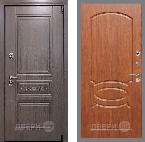 Входная металлическая Дверь Рекс (REX) Пренмиум-S FL-128 Морёная берёза в Дмитрове
