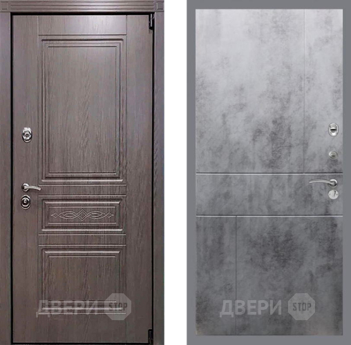 Входная металлическая Дверь Рекс (REX) Пренмиум-S FL-290 Бетон темный в Дмитрове