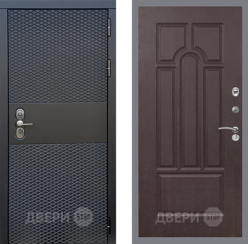 Входная металлическая Дверь Стоп БЛЭК CISA ФЛ-58 Венге в Дмитрове