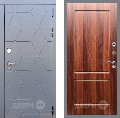 Входная металлическая Дверь Стоп КОСМО ФЛ-117 Итальянский орех в Дмитрове