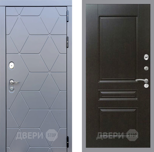 Входная металлическая Дверь Стоп КОСМО ФЛ-243 Венге в Дмитрове
