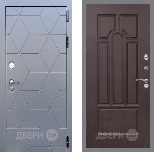 Входная металлическая Дверь Стоп КОСМО ФЛ-58 Венге в Дмитрове