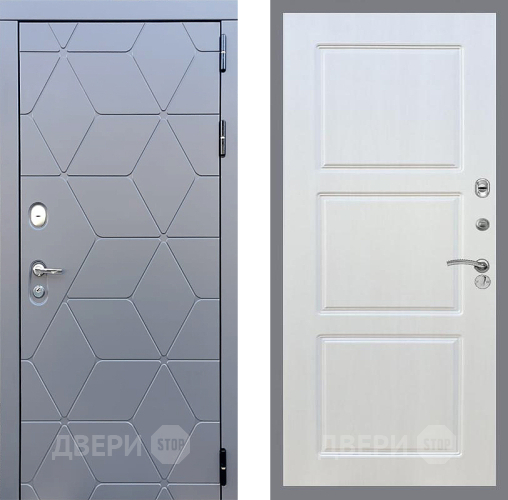 Входная металлическая Дверь Стоп КОСМО ФЛ-3 Лиственница беж в Дмитрове