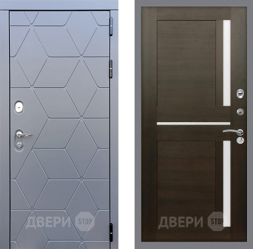 Входная металлическая Дверь Стоп КОСМО СБ-18 Венге в Дмитрове