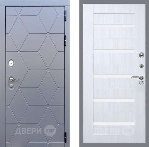 Входная металлическая Дверь Стоп КОСМО СБ-14 Сандал белый в Дмитрове