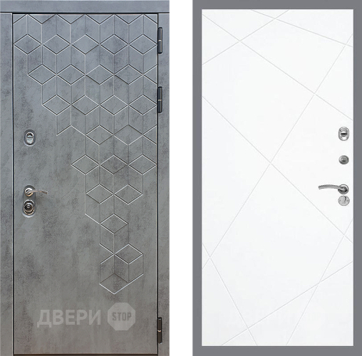 Входная металлическая Дверь Стоп БЕТОН ФЛ-291 Силк Сноу в Дмитрове