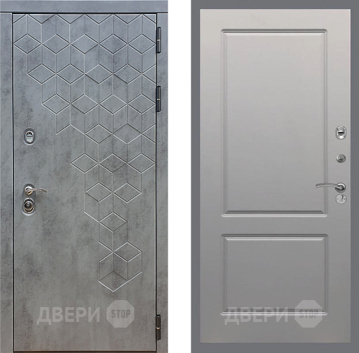 Входная металлическая Дверь Стоп БЕТОН ФЛ-117 Грей софт в Дмитрове
