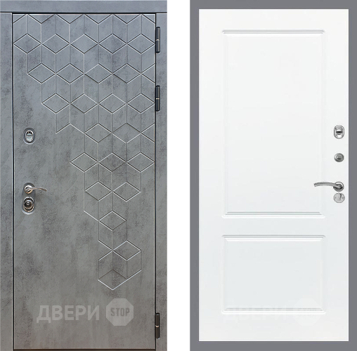 Входная металлическая Дверь Стоп БЕТОН ФЛ-117 Силк Сноу в Дмитрове