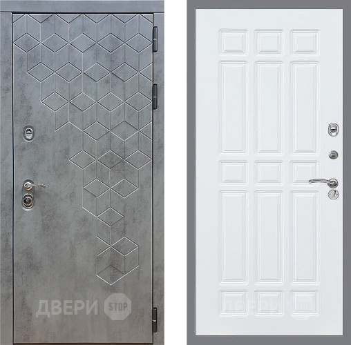 Входная металлическая Дверь Стоп БЕТОН ФЛ-33 Силк Сноу в Дмитрове