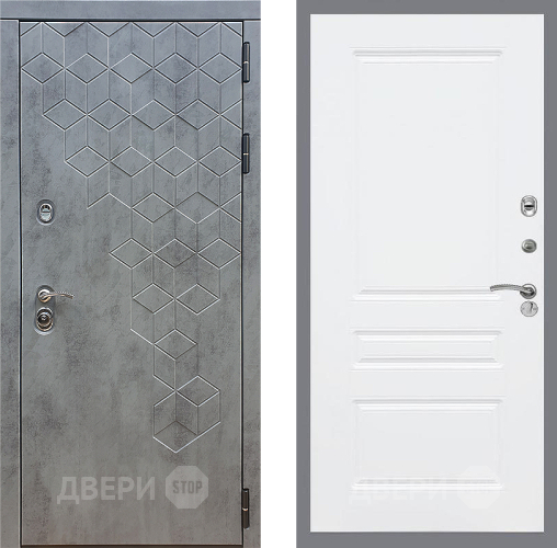 Входная металлическая Дверь Стоп БЕТОН ФЛ-243 Силк Сноу в Дмитрове