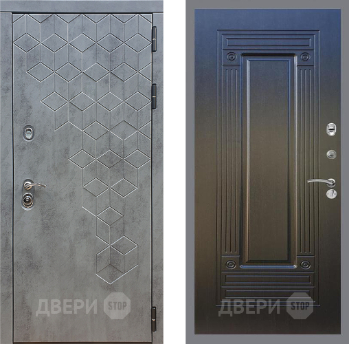 Входная металлическая Дверь Стоп БЕТОН ФЛ-4 Венге в Дмитрове