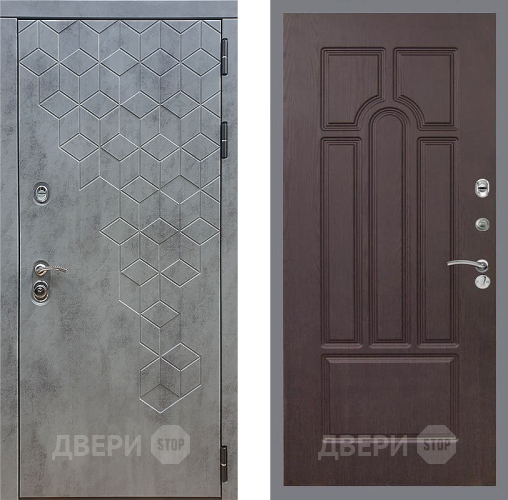 Дверь Стоп БЕТОН ФЛ-58 Венге в Дмитрове