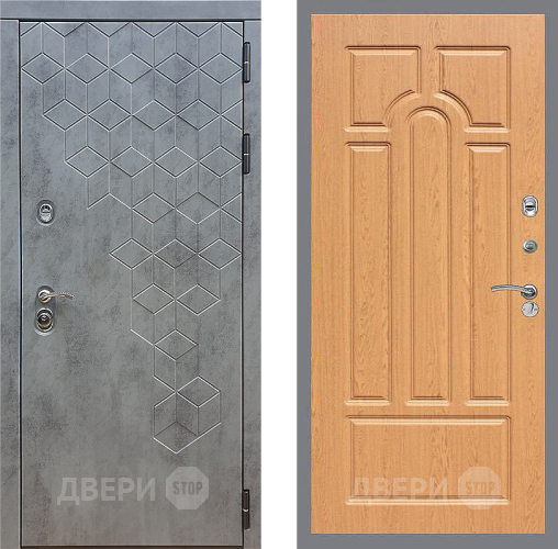 Дверь Стоп БЕТОН ФЛ-58 Дуб в Дмитрове