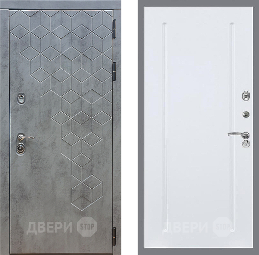 Входная металлическая Дверь Стоп БЕТОН ФЛ-68 Силк Сноу в Дмитрове