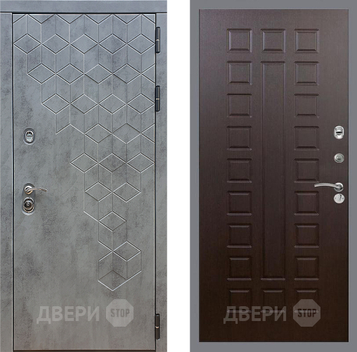 Входная металлическая Дверь Стоп БЕТОН ФЛ-183 Венге в Дмитрове