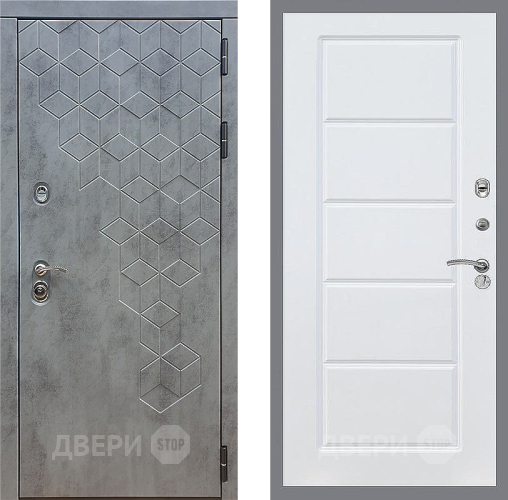 Входная металлическая Дверь Стоп БЕТОН ФЛ-39 Силк Сноу в Дмитрове