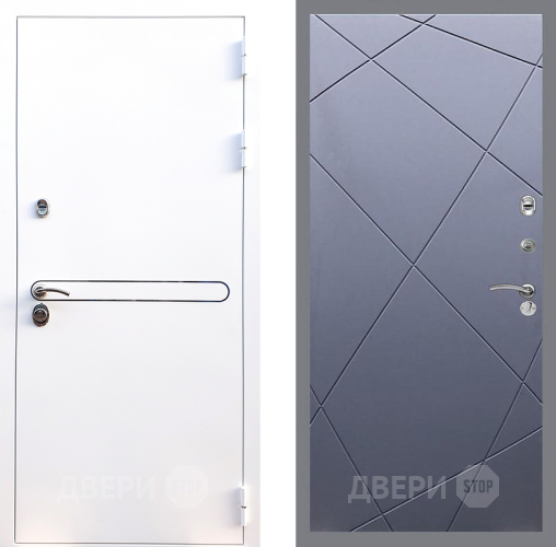Дверь Стоп Лайн Вайт ФЛ-291 Силк титан в Дмитрове