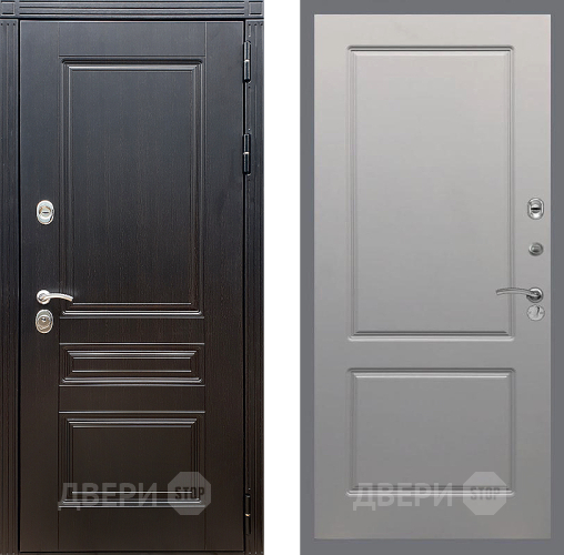 Входная металлическая Дверь Стоп МЕГАПОЛИС ФЛ-117 Грей софт в Дмитрове