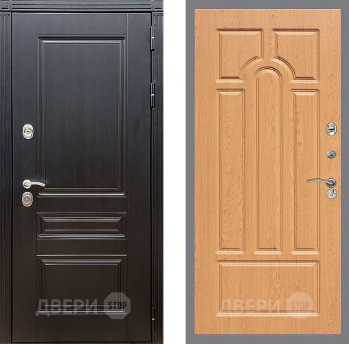 Входная металлическая Дверь Стоп МЕГАПОЛИС ФЛ-58 Дуб в Дмитрове