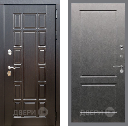 Входная металлическая Дверь Стоп НЬЮ ЙОРК ФЛ-117 Штукатурка графит в Дмитрове