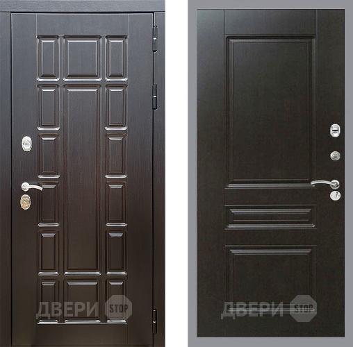 Входная металлическая Дверь Стоп НЬЮ ЙОРК ФЛ-243 Венге в Дмитрове