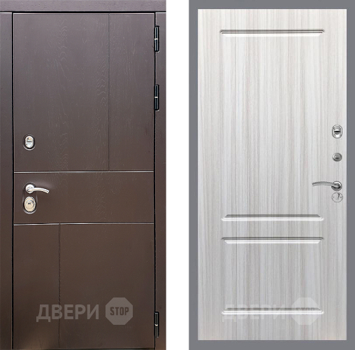 Входная металлическая Дверь Стоп УРБАН ФЛ-117 Сандал белый в Дмитрове