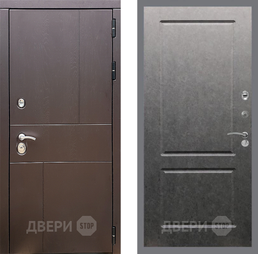 Входная металлическая Дверь Стоп УРБАН ФЛ-117 Штукатурка графит в Дмитрове