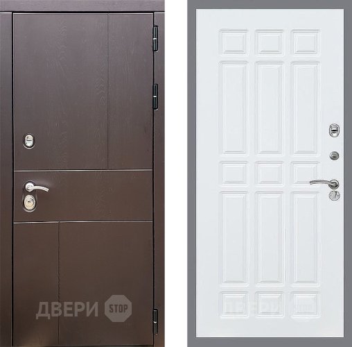Входная металлическая Дверь Стоп УРБАН ФЛ-33 Силк Сноу в Дмитрове