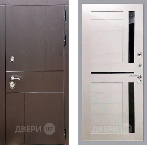 Входная металлическая Дверь Стоп УРБАН СБ-18 Лиственница беж в Дмитрове