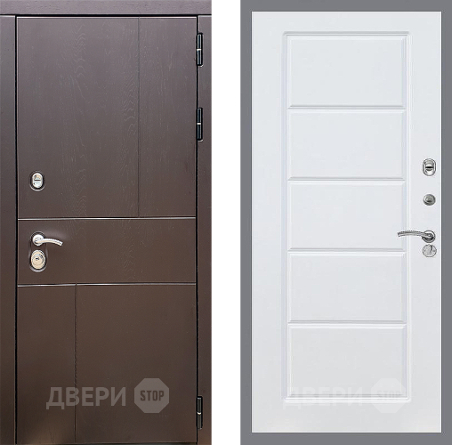 Входная металлическая Дверь Стоп УРБАН ФЛ-39 Силк Сноу в Дмитрове
