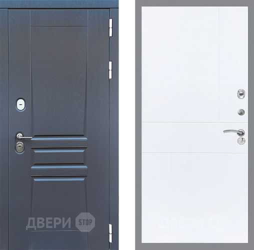 Входная металлическая Дверь Стоп ПЛАТИНУМ ФЛ-290 Силк Сноу в Дмитрове