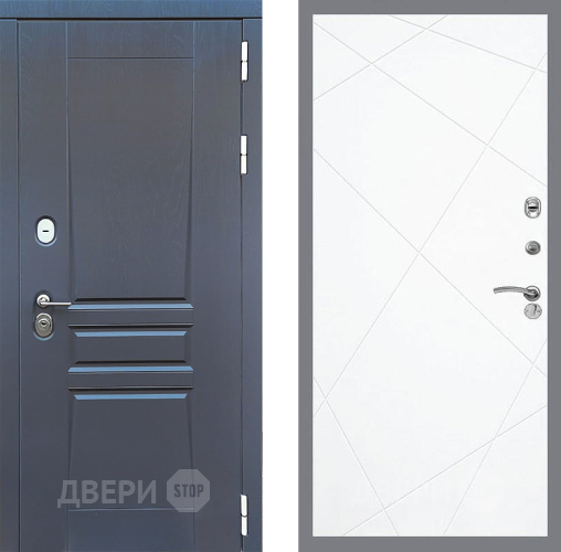 Входная металлическая Дверь Стоп ПЛАТИНУМ ФЛ-291 Силк Сноу в Дмитрове