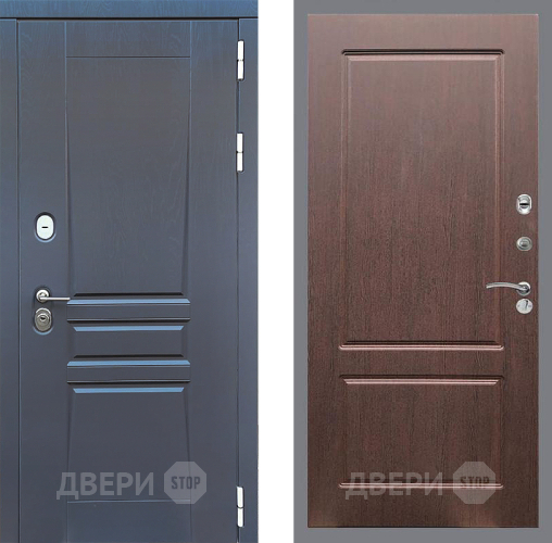 Дверь Стоп ПЛАТИНУМ ФЛ-117 Орех премиум в Дмитрове