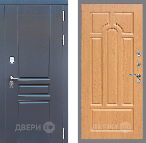 Входная металлическая Дверь Стоп ПЛАТИНУМ ФЛ-58 Дуб в Дмитрове