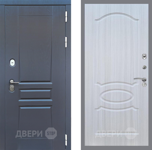 Входная металлическая Дверь Стоп ПЛАТИНУМ ФЛ-128 Сандал белый в Дмитрове