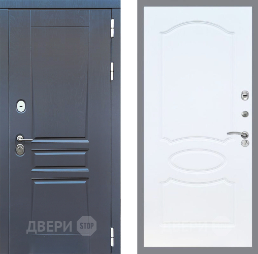 Дверь Стоп ПЛАТИНУМ ФЛ-128 Белый ясень в Дмитрове