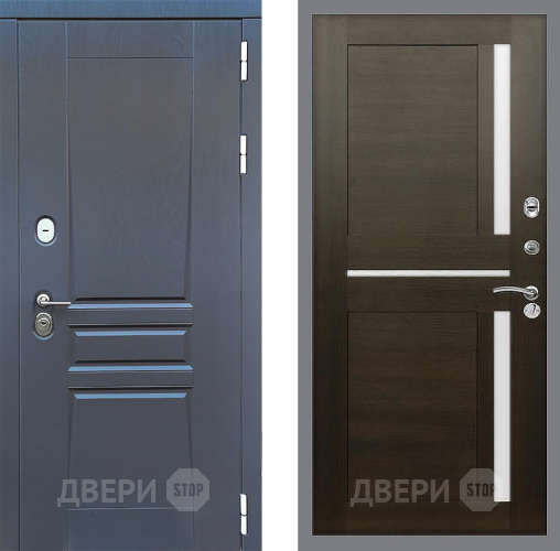 Входная металлическая Дверь Стоп ПЛАТИНУМ СБ-18 Венге в Дмитрове