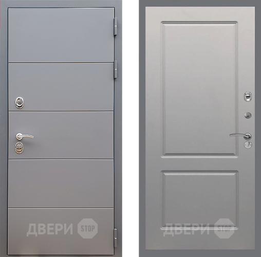 Дверь Стоп АРТ ГРАФИТ ФЛ-117 Грей софт в Дмитрове