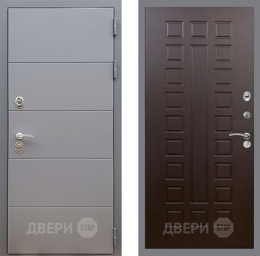 Входная металлическая Дверь Стоп АРТ ГРАФИТ ФЛ-183 Венге в Дмитрове